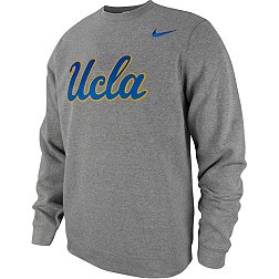 Jordan Men's UCLA Bruins Grey Tackle Twill Pullover Crew Sweatshirt