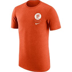 Nike Men's Clemson Tigers Orange Tri-Blend Retro Logo T-Shirt