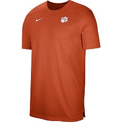 Nike Men's Clemson Tigers Orange Football Coach Dri-FIT UV T-Shirt