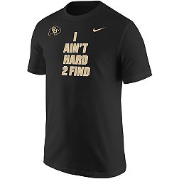 Nike Men's Colorado Buffaloes Black Hard 2 Find T-Shirt