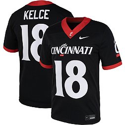 Nike Men's Cincinnati Bearcats #18 Black Travis Kelce Replica Football Jersey