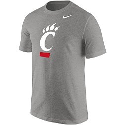 Nike Men's Cincinnati Bearcats Grey Core Cotton T-Shirt
