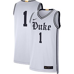 Nike Men's Duke Blue Devils #1 White Dri-FIT Limited Alternate Home Basketball Jersey