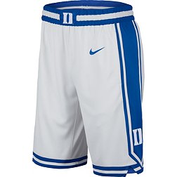 Nike Men's Duke Blue Devils White Replica Basketball Shorts
