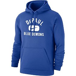 Nike Men's DePaul Blue Demons Royal Blue Club Fleece Pill Swoosh Pullover Hoodie