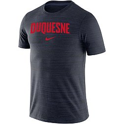 Nike Men's Duquesne Dukes Blue Dri-FIT Velocity Football Team Issue T-Shirt
