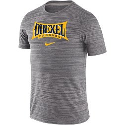 Nike Men's Drexel Dragons Grey Dri-FIT Velocity Football Team Issue T-Shirt
