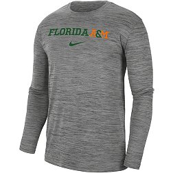 Nike Men's Florida A&M Rattlers Grey Dri-FIT Velocity Football Team Issue T-Shirt