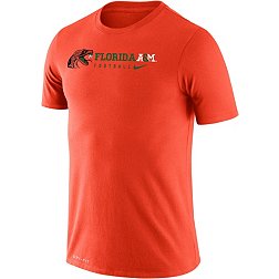 Nike Men's Florida A&M Rattlers Orange Dri-FIT Legend Football Team Issue T-Shirt