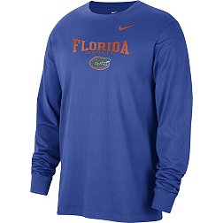 Nike Men's Florida Gators Royal Classic Core Cotton Logo Long Sleeve T-Shirt