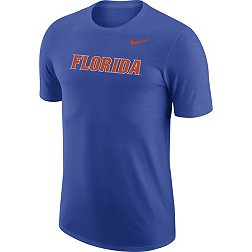 Nike Men's Florida Gators Blue Legend Wordmark T-Shirt