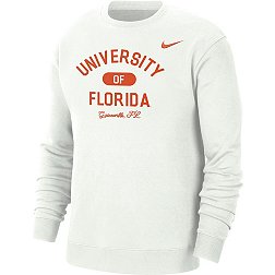 Nike Men's Florida Gators White Everyday Campus Crew Neck Sweatshirt