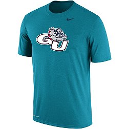 Nike Men's Gonzaga Bulldogs Turquoise Wordmark Dri-FIT T-Shirt