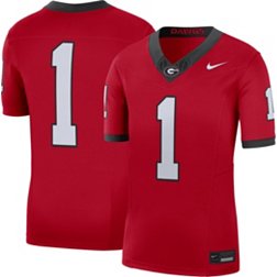 Nike Men's Georgia Bulldogs #1 Red Dri-FIT Limited VF Football Jersey