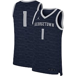 Nike Men's Georgetown Hoyas #1 Navy Replica Basketball Jersey