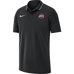 Nike Men's Ohio State Buckeyes Black Dri-FIT Coaches Polo