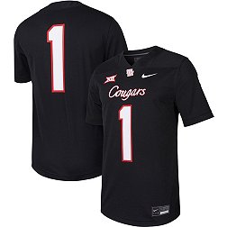 Nike Men's Houston Cougars #1 Black Replica Alternate Football Jersey