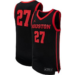 Nike Men's Houston Cougars #27 Black Replica Basketball Jersey