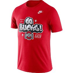 Nike Men's Ohio State Buckeyes Scarlet Loud Authentic Tri-Blend T-Shirt