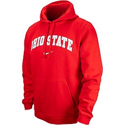 Nike Men's Ohio State Buckeyes Scarlet Tackle Twill Pullover Hoodie