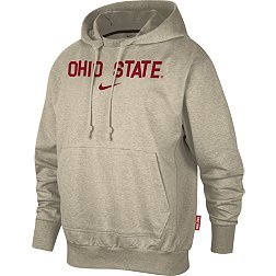 Nike Men's Ohio State Buckeyes Tan Dri-FIT Pennant College Pullover Hoodie