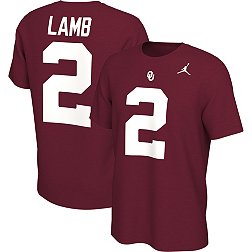 Nike Men's Oklahoma Sooners #2 Crimson Lamb Retro Football Jersey T-Shirt