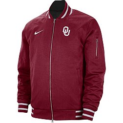 Nike Men's Oklahoma Sooners Crimson Bomber Jacket