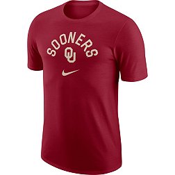 Nike Men's Oklahoma Sooners Crimson University Arch Logo T-Shirt