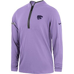 Nike Men's Kansas State Wildcats Lavender Dri-FIT Victory Pullover Half-Zip