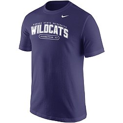 Nike Men's Kansas State Wildcats Purple Core Cotton T-Shirt