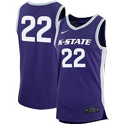 Nike Men's Kansas State Wildcats #22 Purple Replica Basketball Jersey