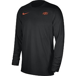Nike Men's Oklahoma State Cowboys Black Football Coach Dri-FIT UV Long Sleeve T-Shirt