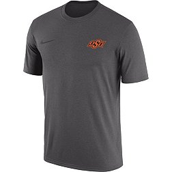 Nike Men's Oklahoma State Cowboys Grey Legend Small Logo T-Shirt