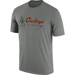 Nike Men's Oklahoma State Cowboys Grey Dri-FIT Legend Football Team Issue T-Shirt