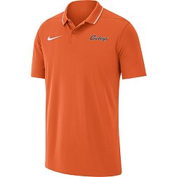 Nike Men's Oklahoma State Cowboys Orange Dri-FIT Coaches Polo