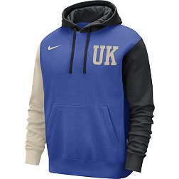 Nike Men's Kentucky Wildcats Blue Colorblock Club Fleece College Pullover Hoodie