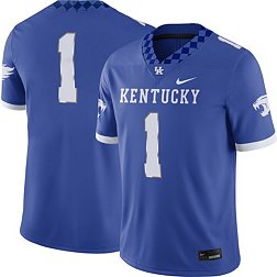 Nike Men's Kentucky Wildcats #1 Blue Dri-FIT Home Game Football Jersey