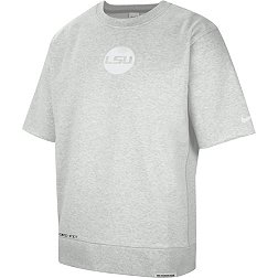 Nike Men's LSU Tigers Grey Dri-FIT College Cutoff T-Shirt