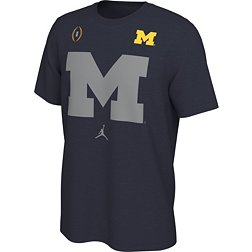 Jordan Men's 2023-24 College Football Playoff Rose Bowl Bound Michigan Wolverines Media Night T-Shirt