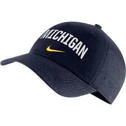 Nike Men's Michigan Wolverines Blue Heritage86 Arch Adjustable Hat