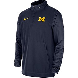 Nike Men's Michigan Wolverines Blue Lightweight Football Coach's Jacket