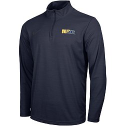 Nike Men's Michigan Wolverines Blue Intensity Quarter-Zip Shirt