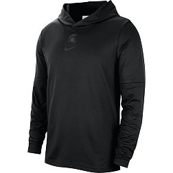 Nike Men's Michigan State Spartans Black Dri-FIT Football Team Issue Long Sleeve T-Shirt