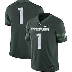 Nike Men's Michigan State Spartans #1 Green Dri-FIT Home Game Football Jersey
