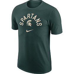 Nike Men's Michigan State Spartans Green University Arch Logo T-Shirt