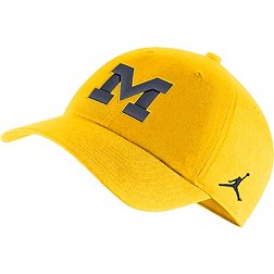 Jordan Men's Michigan Wolverines Maize Campus Adjustable Hat