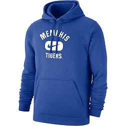 Nike Men's Memphis Tigers Blue Club Fleece Pill Swoosh Pullover Hoodie