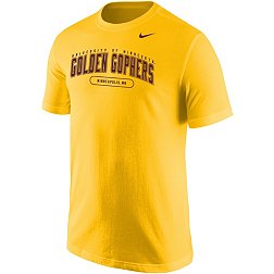 Nike Men's Minnesota Golden Gophers Gold Core Cotton T-Shirt