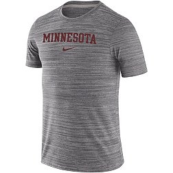 Nike Men's Minnesota Golden Gophers Grey Dri-FIT Velocity Football Team Issue T-Shirt