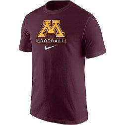 Nike Men's Minnesota Golden Gophers Maroon Football Core Cotton T-Shirt